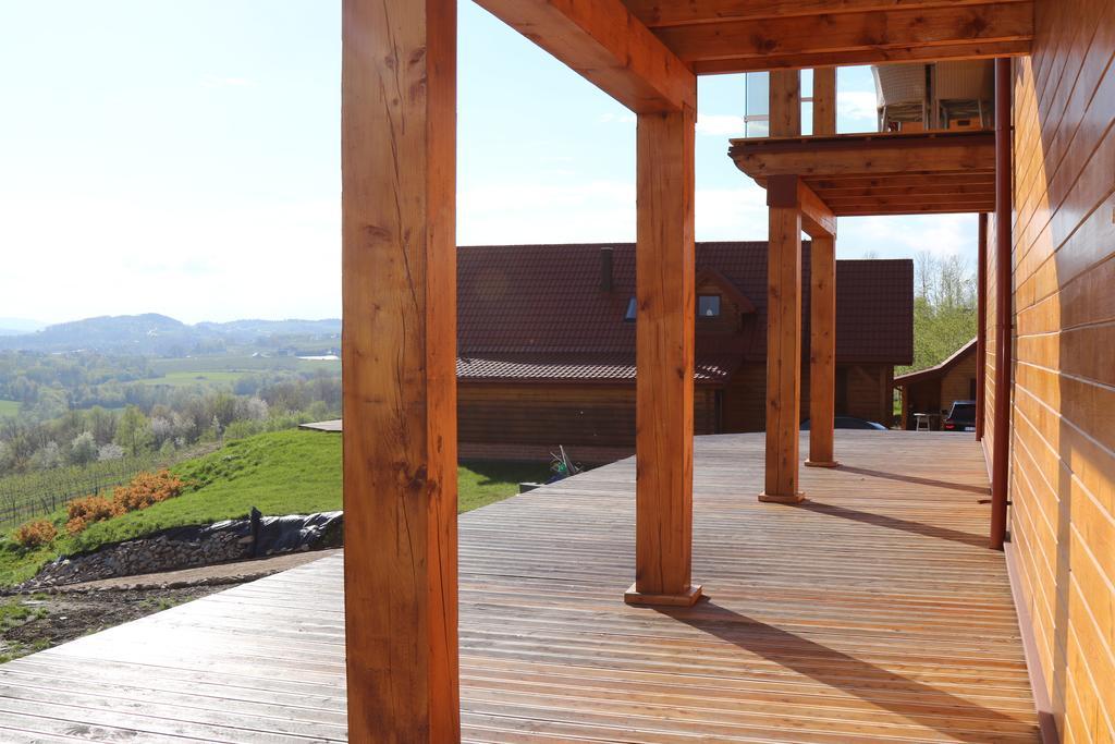 Fantastic View Vineyard Beskid Mountains Gruszow  Kültér fotó